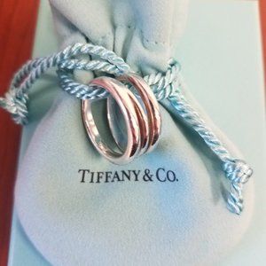 Tiffany & Co. Sterling Silver Zig Zag Ring - Size 8